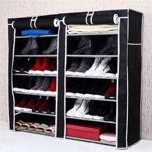Load image into Gallery viewer, Durable Shoe Rack Space Saving Storage Shelf Portable Nonwoven Fabric Home Shoes Organizer Cabinet Closet Furniture - .